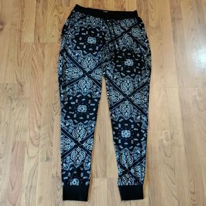 Women's L Ardenes Bandana Design Joggers